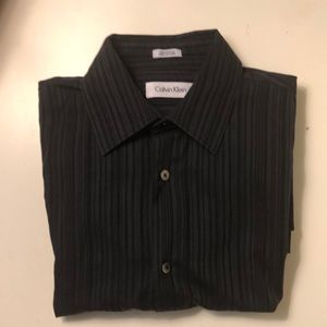 Calvin Klein Shirt 100% cotton - Navy Blue color